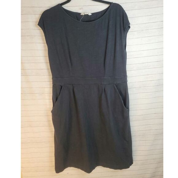 BODEN FLORRIE JERSEY DRESS IN BLACK, SZ 14R - Picture 1 of 13